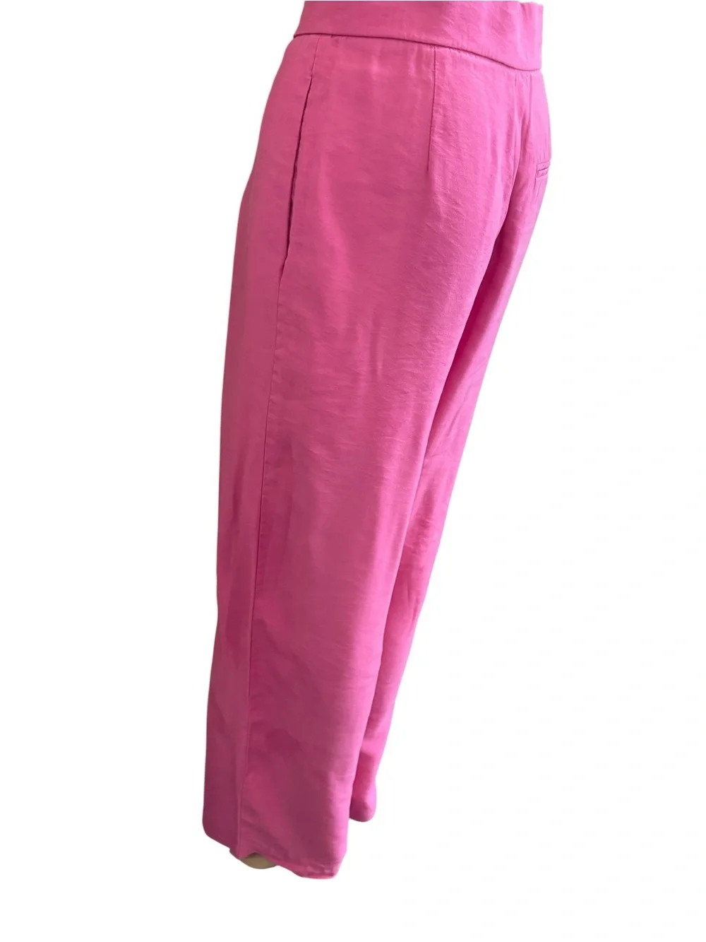 Zara high waisted wide leg pleated front pants size small